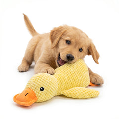 QuackMate-Duck Dog Toy — Durable Corduroy Chew & Play Toy for Dogs of All Sizes