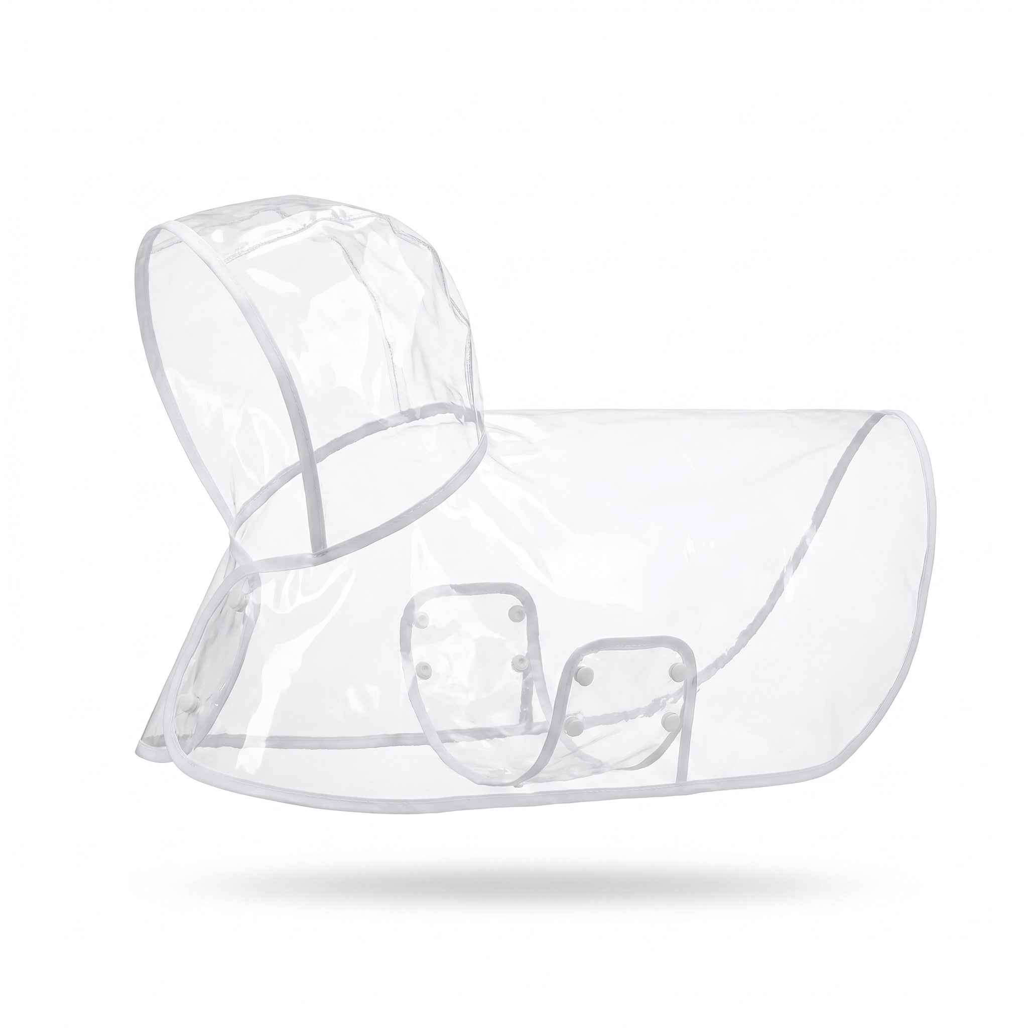 ClearShield-Transparent Dog Raincoat — Lightweight Waterproof Hood & Cape for Dogs of All Sizes