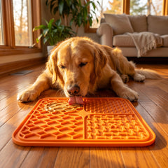 LickZen-Silicone Lick Mat for Dogs — Slow Feeding & Anxiety Relief Mat with Multi-Texture Design