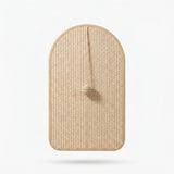 ScratchArch — Wall-Mounted Sisal Cat Scratcher — Natural Rope Scratch Pad with Interactive Toy Ball