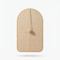 ScratchArch — Wall-Mounted Sisal Cat Scratcher — Natural Rope Scratch Pad with Interactive Toy Ball