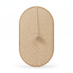 ScratchArch — Wall-Mounted Sisal Cat Scratcher — Natural Rope Scratch Pad with Interactive Toy Ball