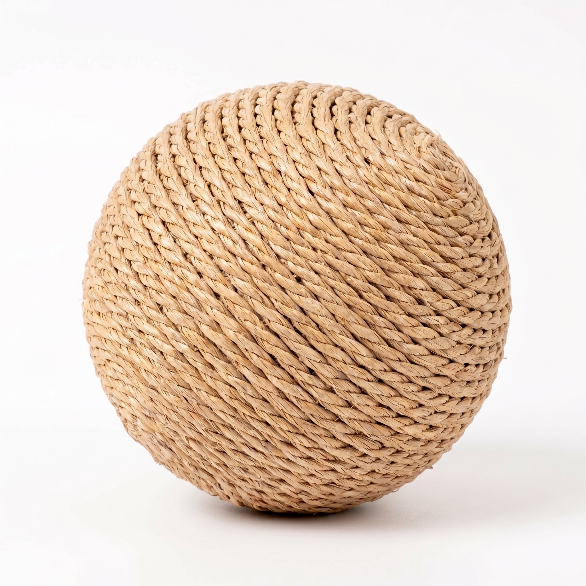 ScratchSphere-Natural Sisal Cat Scratch Ball — 10cm Interactive Claw Care Toy in 6 Colors