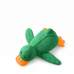 QuackMate-Duck Dog Toy — Durable Corduroy Chew & Play Toy for Dogs of All Sizes