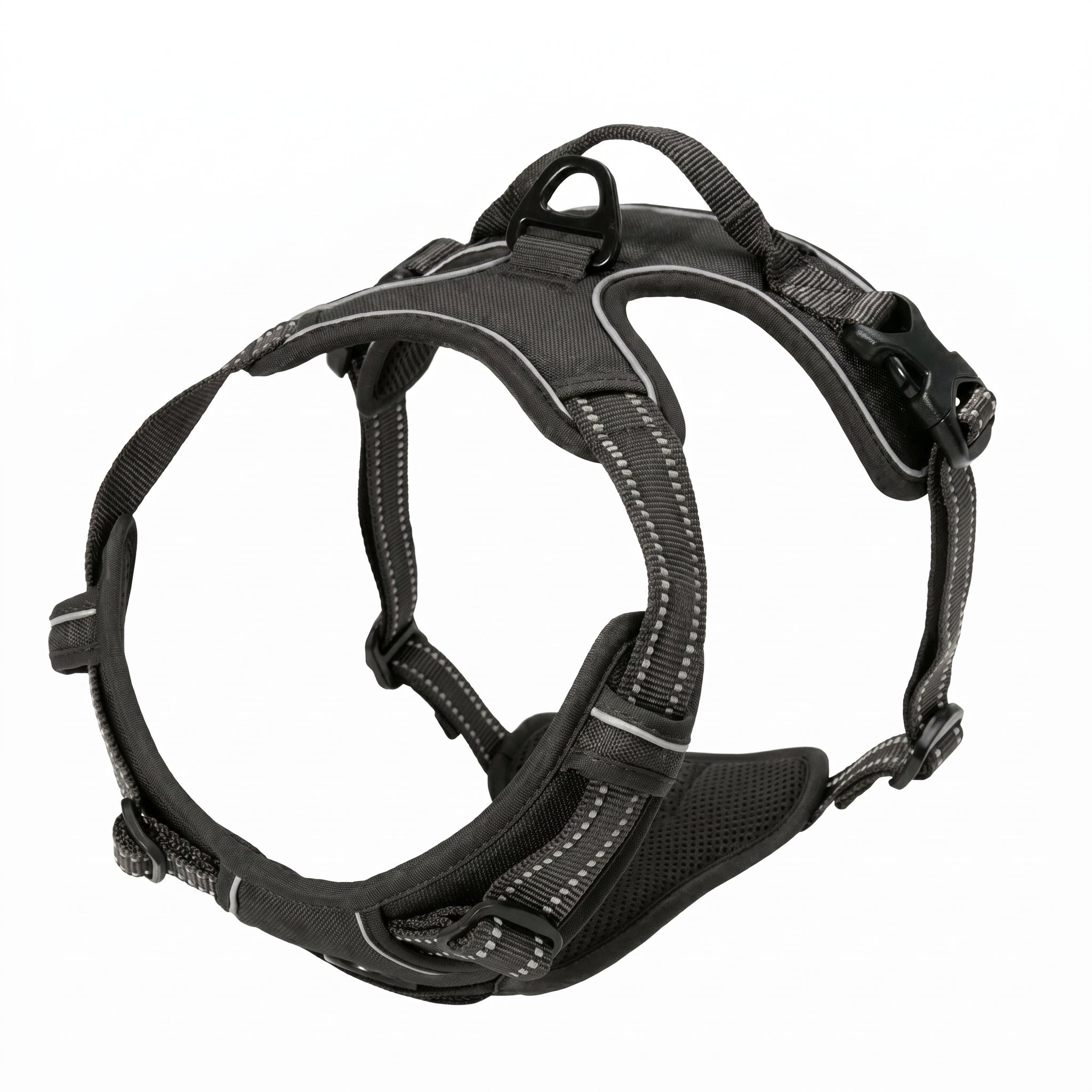 TrailGuard—No-Pull Dog Harness — Adjustable Reflective Safety Harness with Front & Back Leash Clips