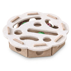 HuntMaze - Interactive Cat Puzzle Toy — Multi-Hole Chase & Capture Felt Activity Board for Indoor Cats